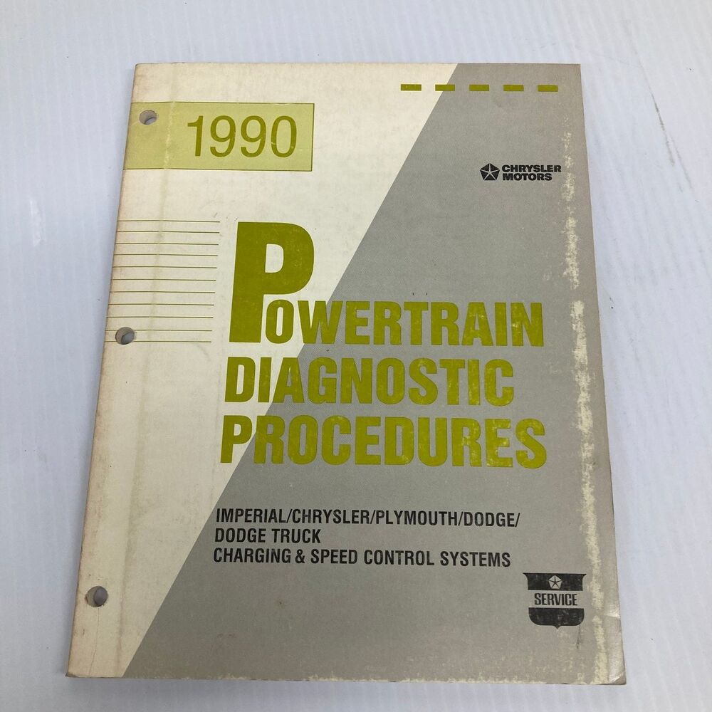 Chrysler Powertrain Diagnostic Procedures 1990 Manual